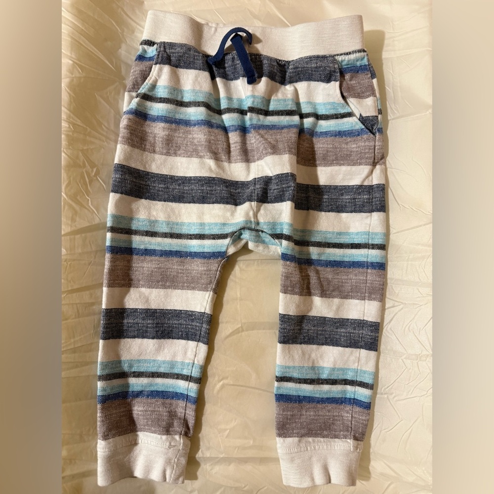 Peek Striped Kids Casual Bottoms - Blue and Brown